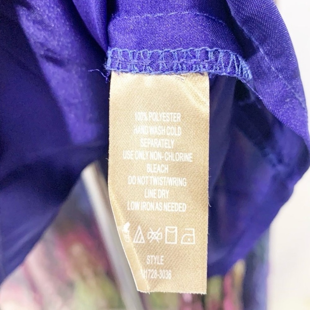 Anthropologie Charlie Jade Purple and Green Snakeskin V-Neck Maxi Dress | Size S - Picture 10 of 11